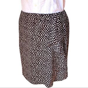 Vince Camuto Faux Wrap Around Skirt Size 4